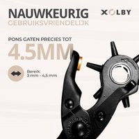 Xolby® Professionele Gaatjestang voor riem