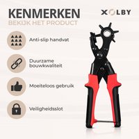 Xolby® Professionele Gaatjestang voor riem
