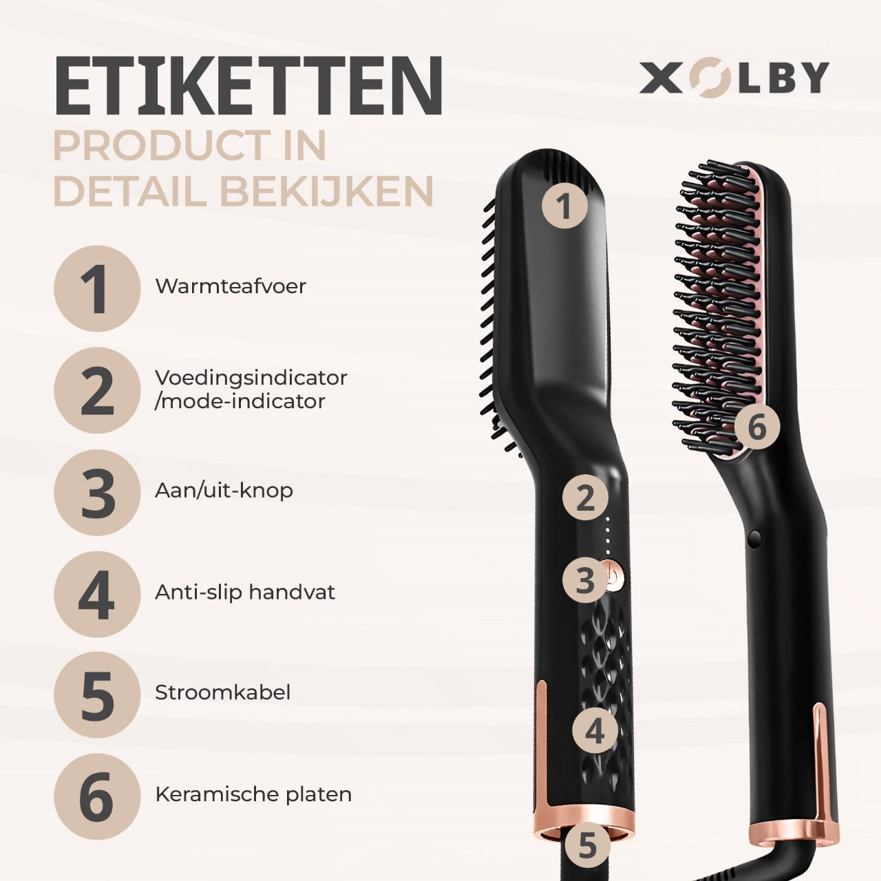 Xolby® baard stijltang