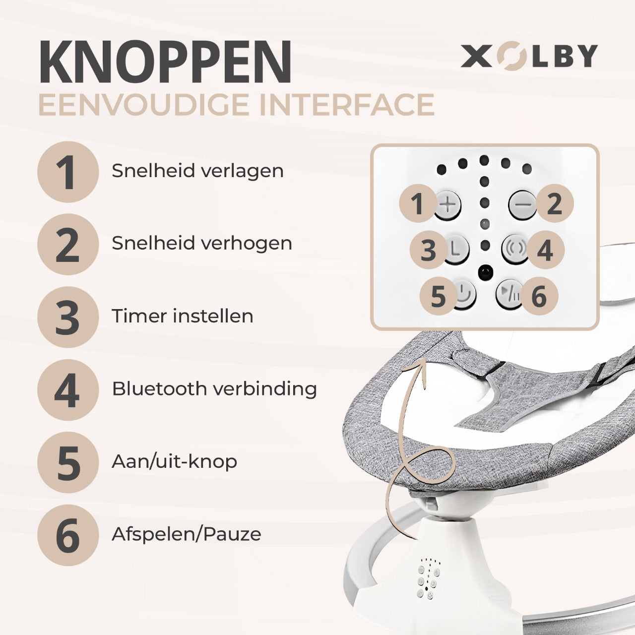Xolby elektrische Wipstoel