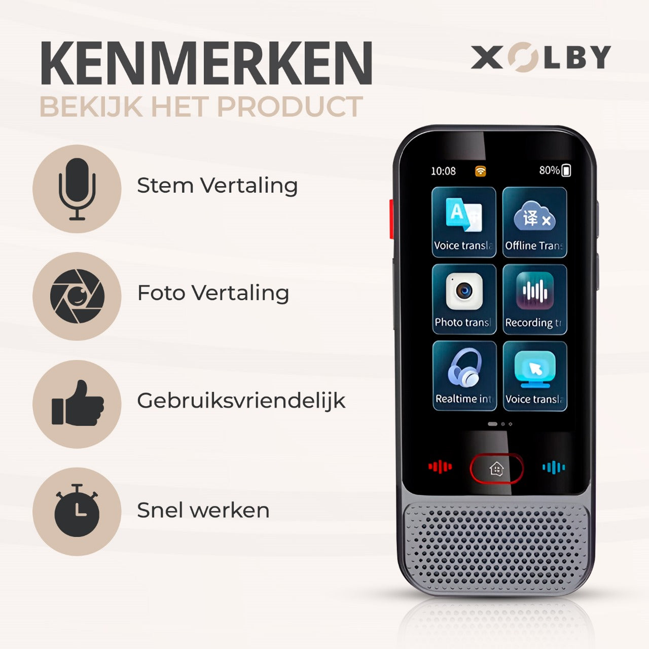 Xolby® Vertaalcomputer