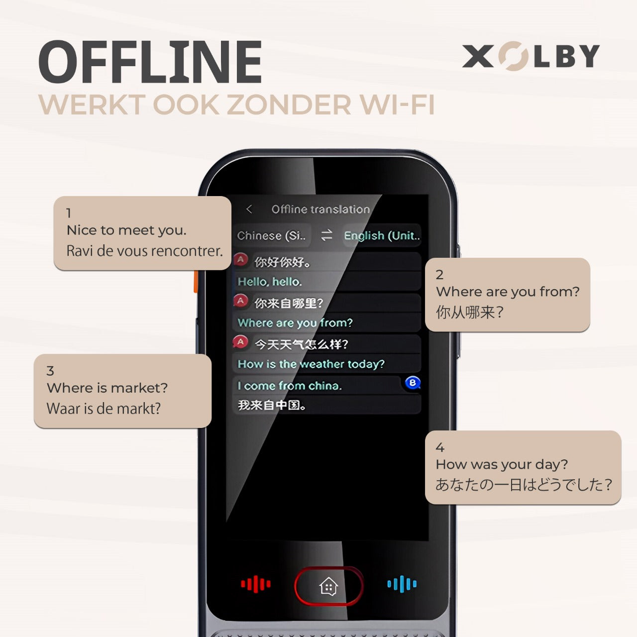 Xolby® Vertaalcomputer