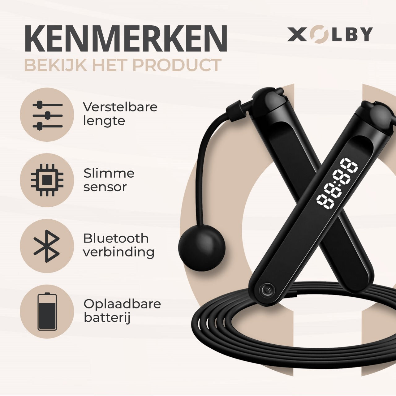 Xolby® Elektrische Springtouw