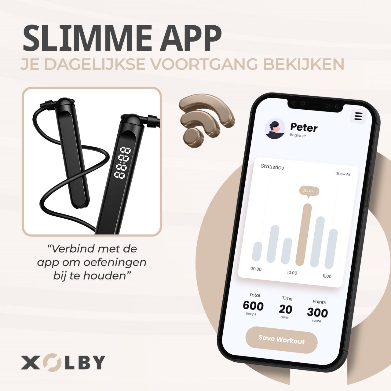 Xolby® Elektrische Springtouw